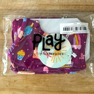 Little Sleepies Purple Birthday Wishes Bubble Romper 6-12months New in Bag